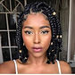 Box braids Bob Length